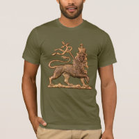 Lion de Judah - Jah Armée - Haile Selassie - T-shi