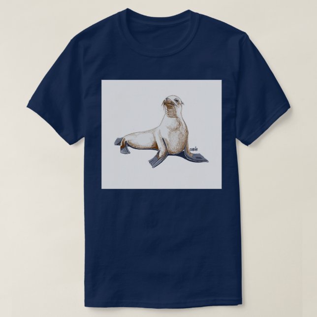 T-shirt Lion de mer (Design devant)
