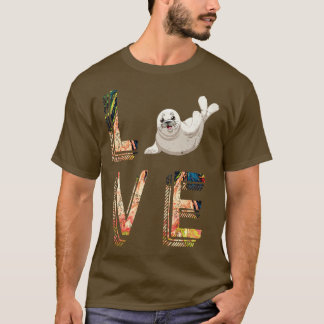 T-shirt Lion de mer d'amour vintage
