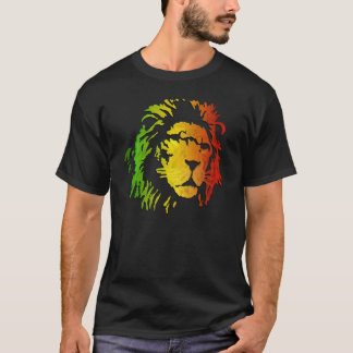 T-shirt Lion de Rasta des amants de lion de Judah