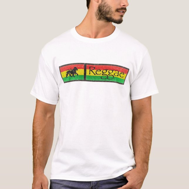 T-shirt Lion de reggae (Devant)