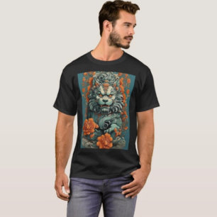 T-shirt Lion de sagesse de la grippe 