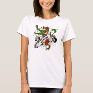 T-shirt Lion de tartan de Burnett