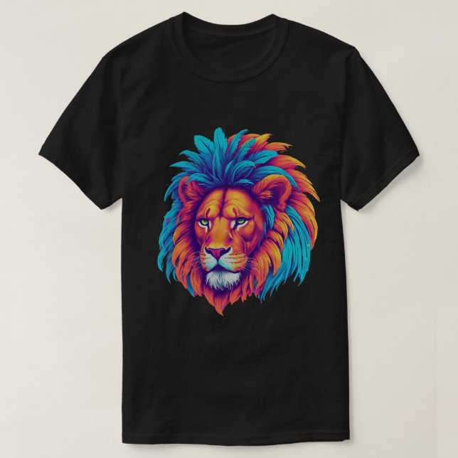 T-shirt Lion Design - Ajouter une touche de puissa (Design devant)