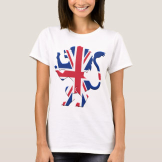 T-shirt Lion d'Union Jack effréné