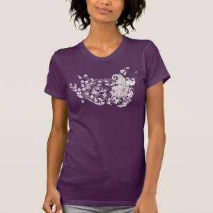 T-shirt Lion et 獅 de raisin 子 葡 萄