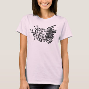 T-shirt Lion et 獅 de raisin 子 葡 萄