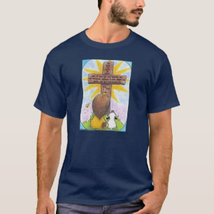 T-shirt Lion et agneau à la croix