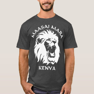 T-shirt Lion Face Massai Mara Kenya National Reserve