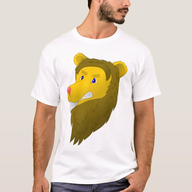 T-shirt Lion fâché (Devant)