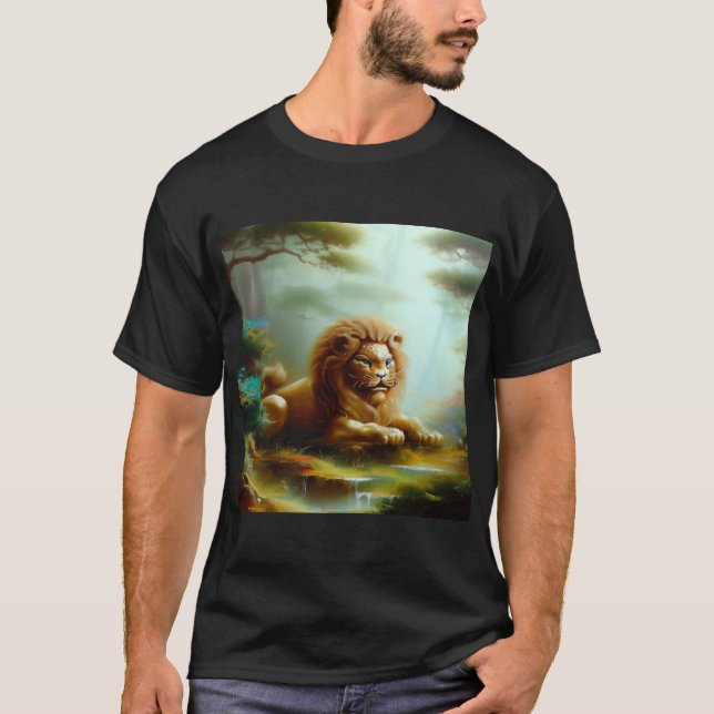 T-shirt Lion Foo Chinois (17) (Devant)