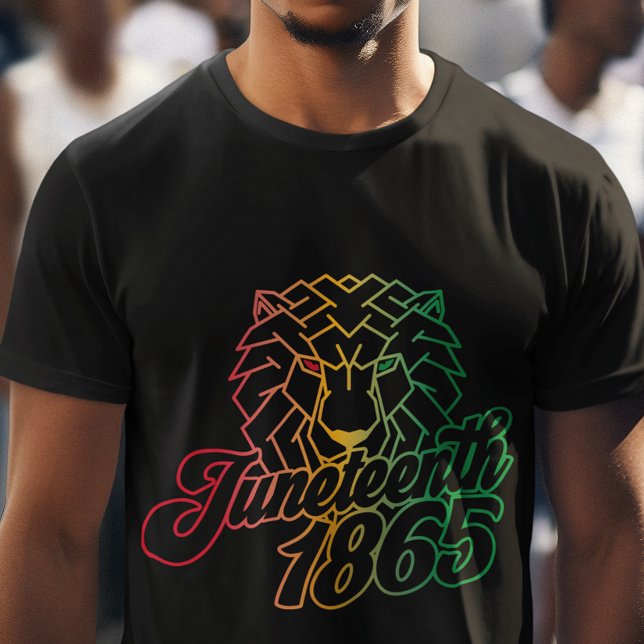 T-shirt Lion géométrique du 18 juin 1865 (Créateur téléchargé)