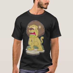 T-shirt Lion Halloween Zombie