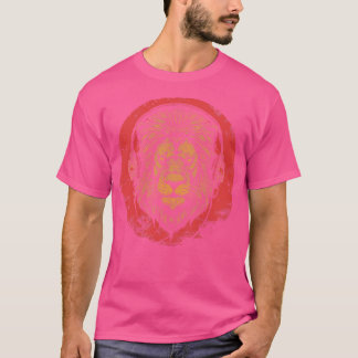 T-shirt Lion Head With Headphones