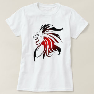 T-shirt lion Hipster