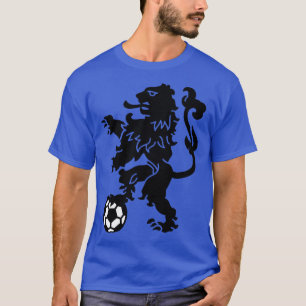 T-shirt Lion hollandais avec balle Pays-Bas football néerl