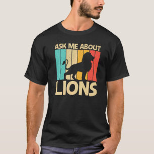 T-shirt Lion Hommes Femmes Lion Jungle Safari Animal