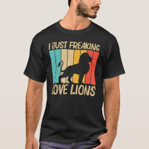 T-shirt Lion Hommes Femmes Lion Jungle Safari Animal 1