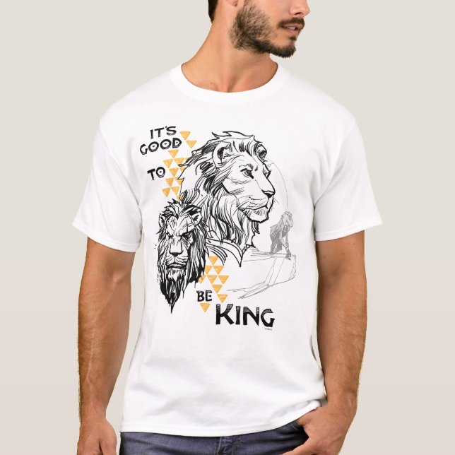 T-shirt Lion King | C'est bien d'être roi (Devant)