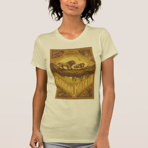 T-shirt Lion King Design de coupe de bois "Hakuna Matata