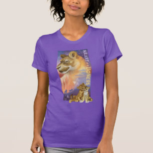 T-shirt Lion King   Graphique de collage Nala et Simba