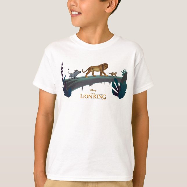T-shirt Lion King | Journal des passages de Pumbaa, Simba  (Devant)