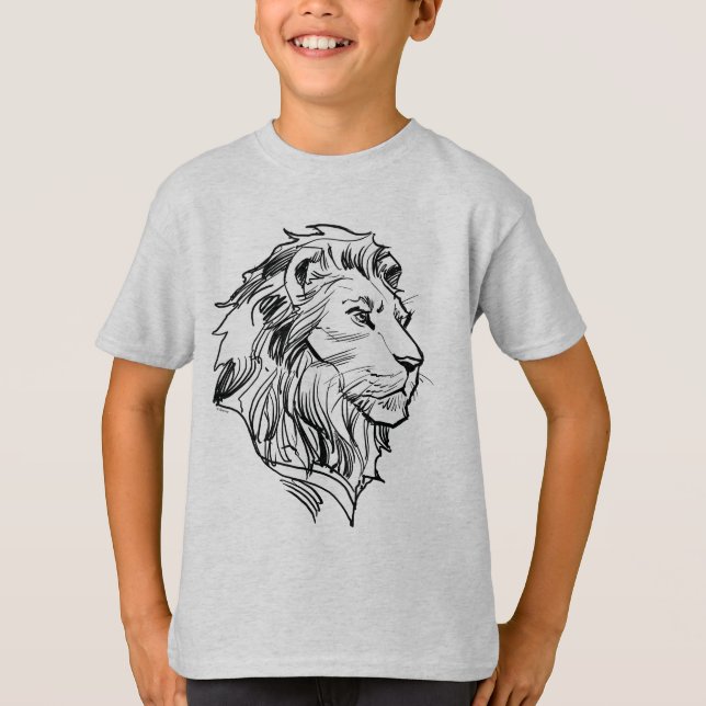 T-shirt Lion King | Plan de profil Simba adulte (Devant)