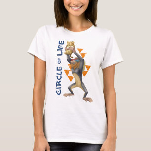 T-shirt Lion King   Rafiki présente Simba Graphic