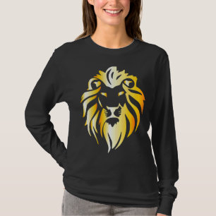 T-shirt Lion Leo Zodiac Roi D'Or De La Jungle