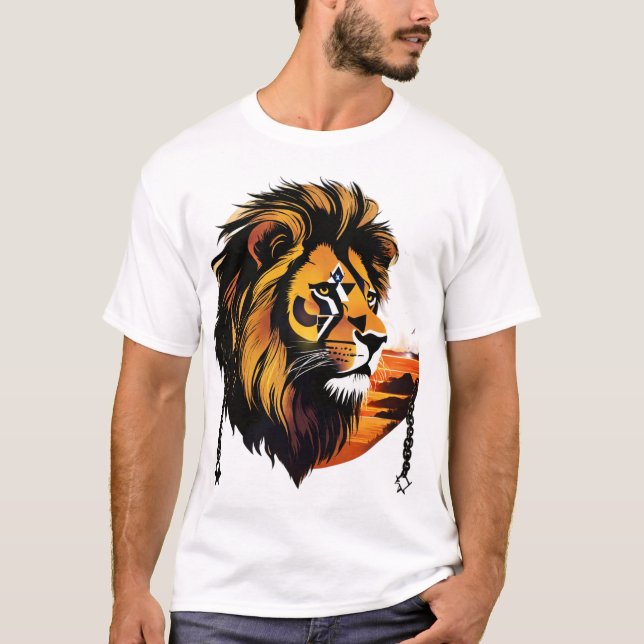 T-shirt Lion Lisse (Devant)