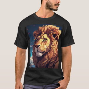 T-shirt Lion Lisse