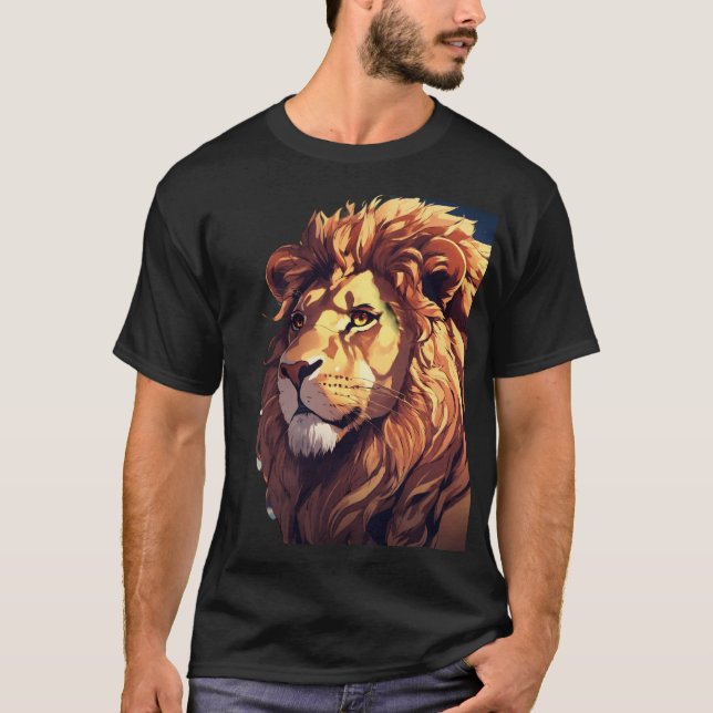 T-shirt Lion Lisse (Devant)