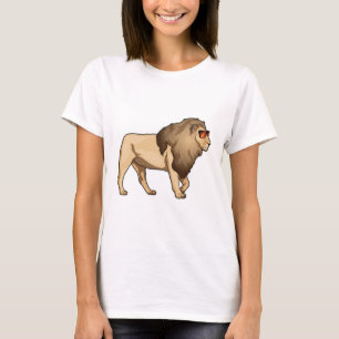 T-shirt Lion Lunettes de soleil