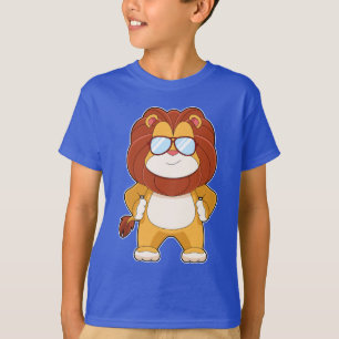 T-shirt Lion Lunettes de soleil