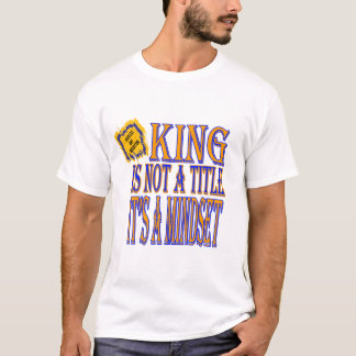 T-Shirt Lion Mentalité de Roi