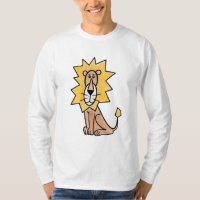 lion mignon dessin animé enfants rétro safari jung