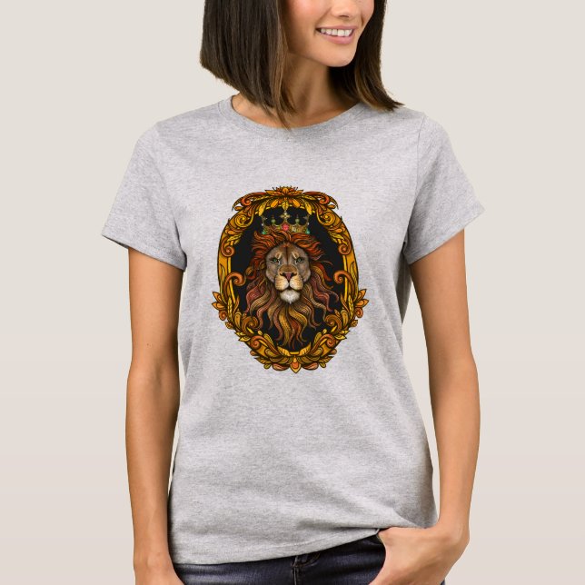 T-shirt Lion of Judah - Haile Selassie - Girls Hoodie (Devant)