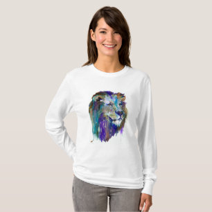 T-shirt Lion peint