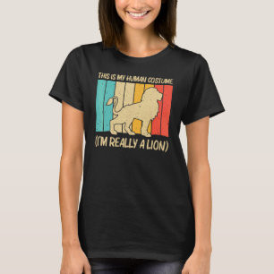 T-shirt Lion Pour Hommes Femmes Safari Africain Zoo Animal