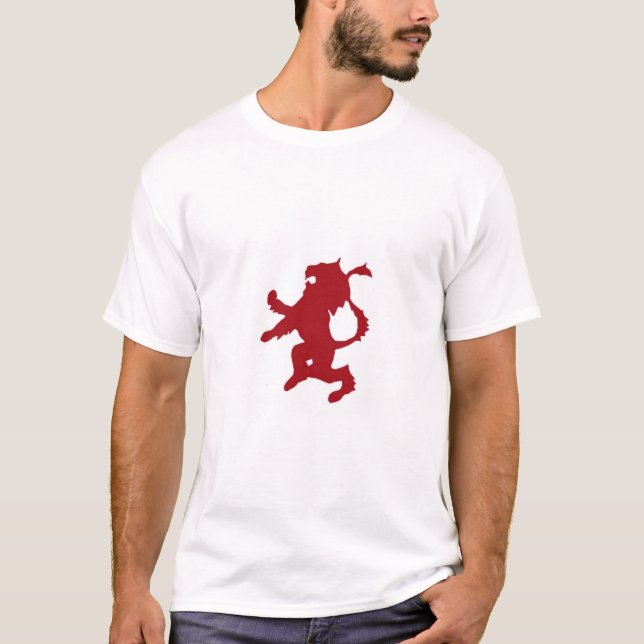 T-shirt Lion rouge (Devant)