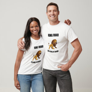 T-Shirt Lion Rugissement Roi – Le Roi de la Jungle