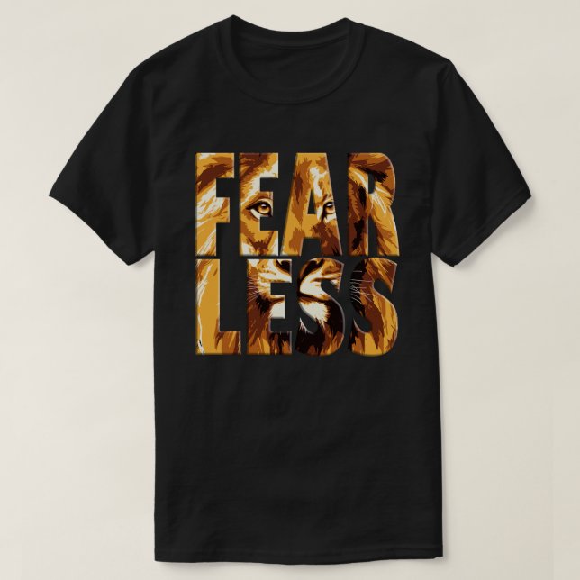 T-SHIRT LION SANS PEUR (Design devant)