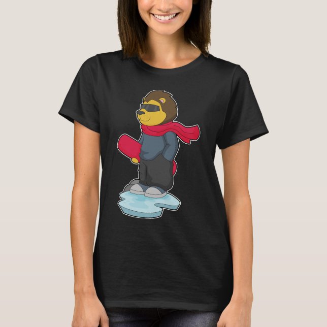 T-shirt Lion Snowboard (Devant)