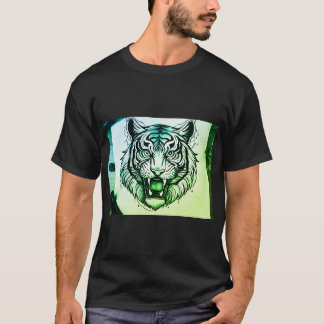 T-shirt "Lion Spirit : Bold & Fearless" "Force sans leashe