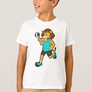 T-shirt Lion sur Handball avec Handball