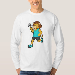 T-shirt Lion sur Handball avec Handball
