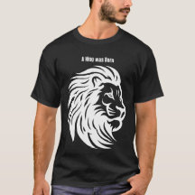 T-shirt Lion Un Roi Est Né – Conception De Cadeau