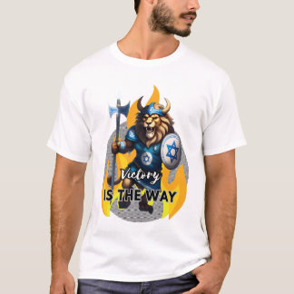 T-shirt Lion viking - Israël