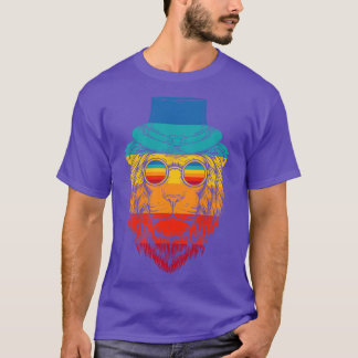 T-shirt Lion vintage Gentleman