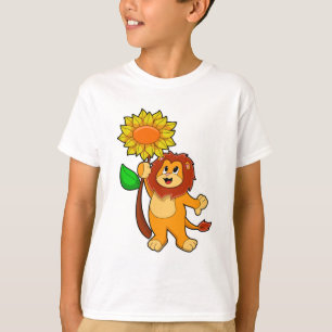 T-shirt Lion with Flower